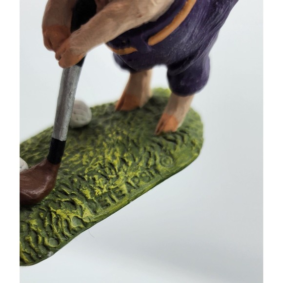 Golfing Pigs Calabar Creations LOT/2 Pig Hollow Pete Apsit figurine Vintage READ - Picture 8 of 16